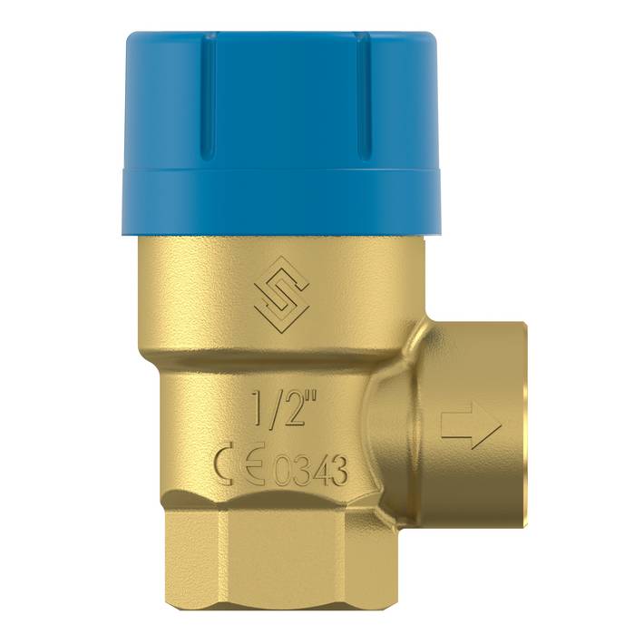 FLAMCO biztonsági szelep DN15 1/2"- 6 bar "Prescor B" - Image 2