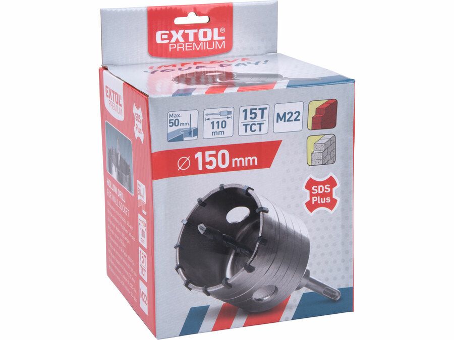 Körkivágó téglához SDS Plus 150mm Premium - Image 2