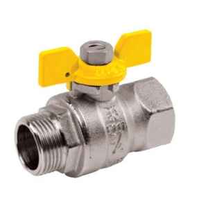 Import GÁZ golyóscsap, DN 15  1/2" KB FIX  (gázra!!!)