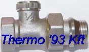TH Radiátor torló egyenes DN20 3/4"