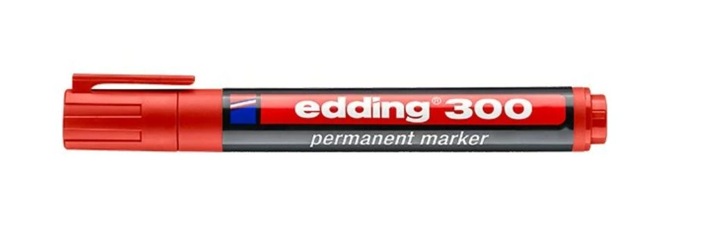 Alkoholos filctoll Edding 300 piros