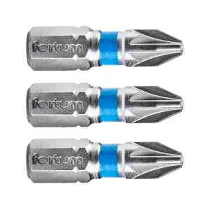 Behajtóhegy PZ 3db S2 acél 2x25mm Bliszteren Fortum