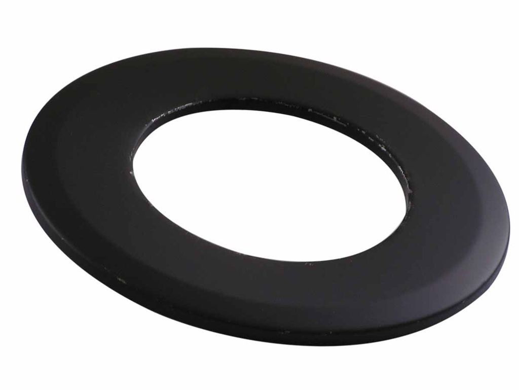 FEKETE ACÉL takarórózsa 150 mm