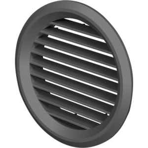 VENTS MV 125 bVs kerek szellőzőrács szúnyoghálóval SZÜRKE