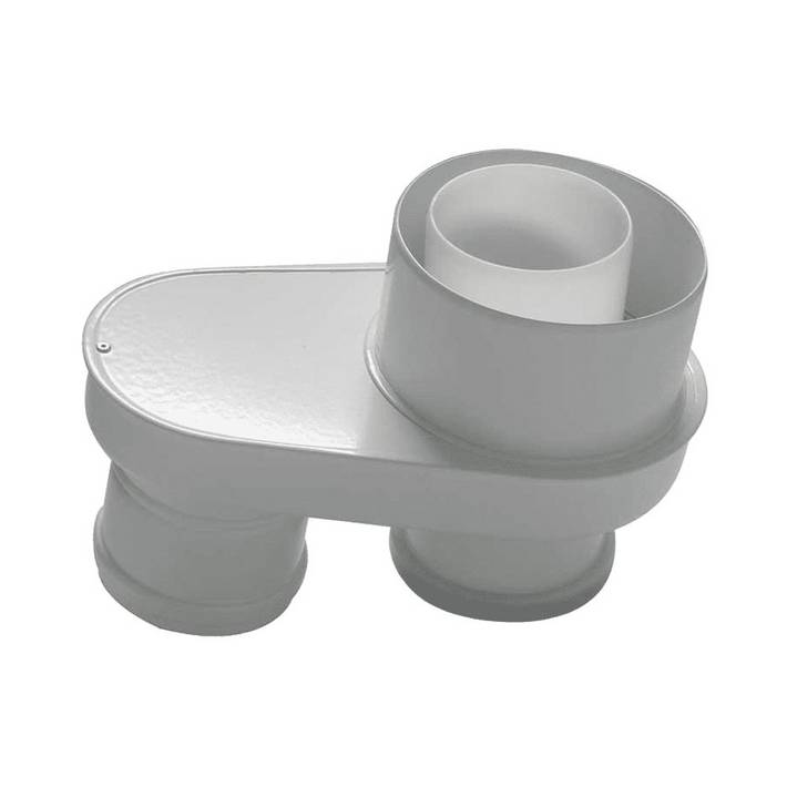 TRICOX PAD5020 osztó adapter 60/100 - 2x80 PPs/Alu