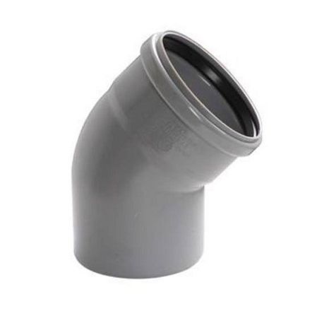 PVC Lefolyó ív 110/ 45 mm/fok