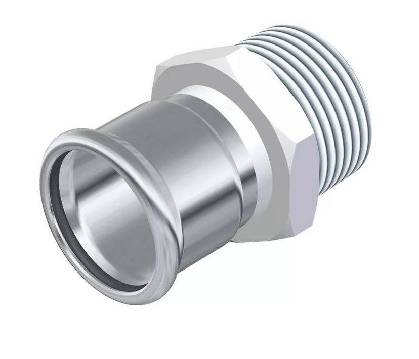 Inox Press Menetes csatl. KM 28-1"