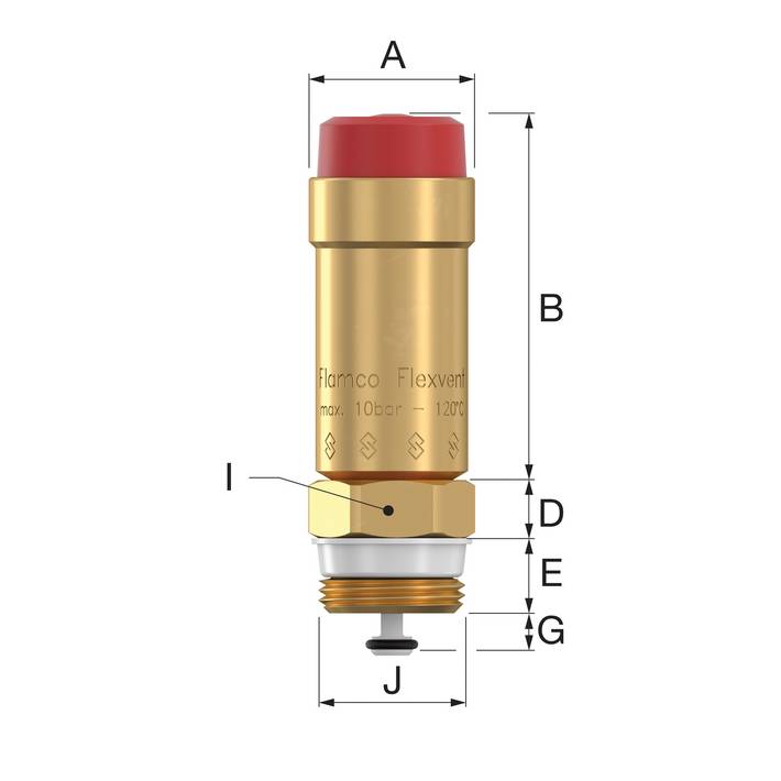 FLAMCO Flexvent automata légtelenítő 3/4" - Image 3