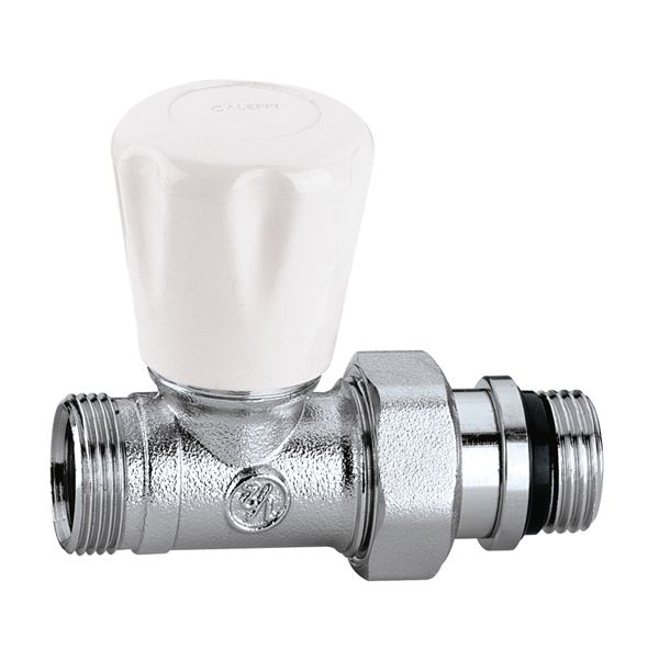 CALEFFI radiátor szelep egyenes 1/2" (réz+műa. csőhöz)