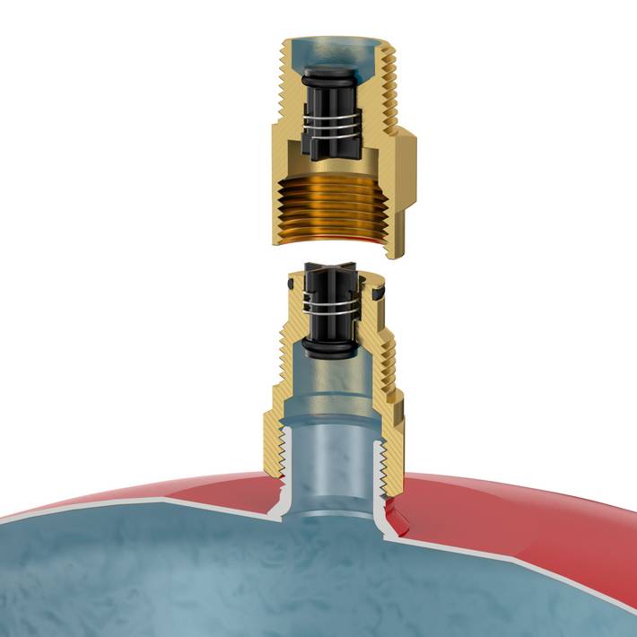 FLAMCO Flexfast 3/4" csatlakozó tágulási tartályhoz - Image 3