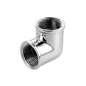 Krómozott  könyök DN15 1/2" BB