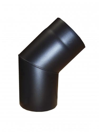FEKETE ACÉL füstcső könyök 120 / 45° - Image 2