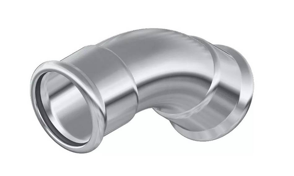 Inox Press Könyök 45°-os BB 28