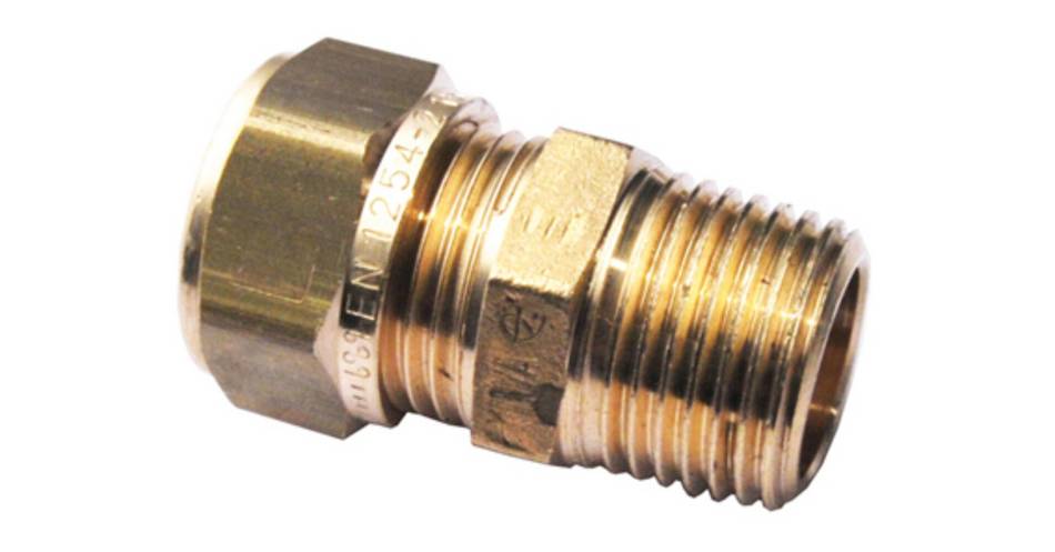 Roppantógyűrűs csatl. KM 3/4" - 22 mm
