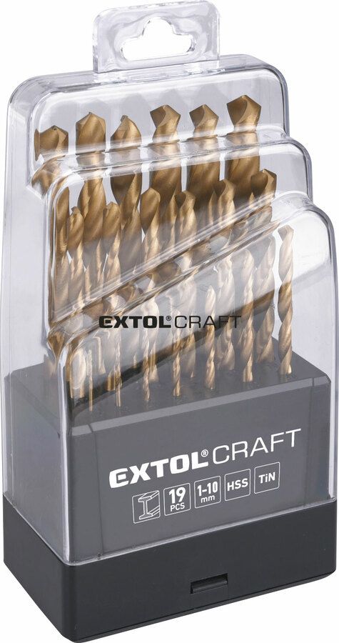 Fémcsigafúró klt. 19db Titán bevonató HSS Craft - Image 2