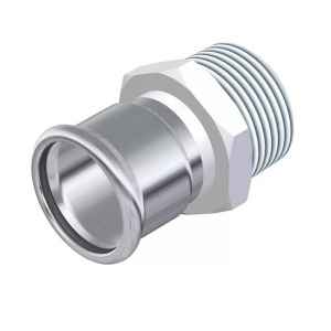 Inox Press Menetes csatl. KM 15-1/2"