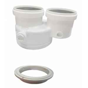 BOSCH füstg. Indító adapter szétválasztó idom  80/125- 80/80 mm - AZB 922