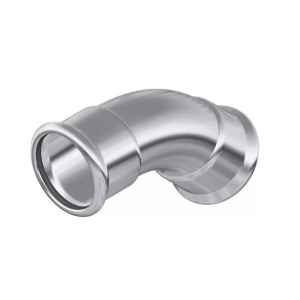 Inox Press Könyök 45°-os BB  18