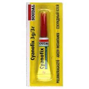 SOUDAL Pillanatragasztó Cyanofix, 3 g