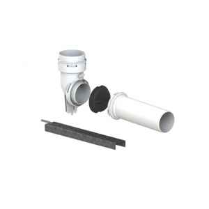 TRICOX FPRBK20 Flexibilis rövidített bekötőkönyök, tartósinnel 80 mm