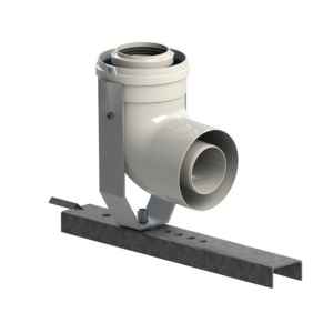 TRICOX PABK05 Bekötő könyök+ tartósin 110/160 mm