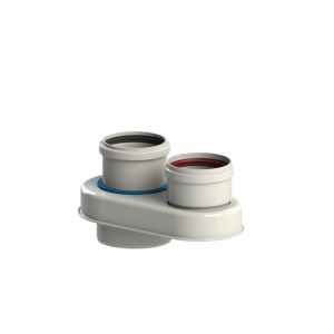 TRICOX PAD0080 osztó adapter 110/150 - 2x110 PPs/Alu