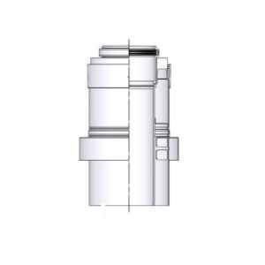 TRICOX PALE05 légbeszívó elem 110/160mm, külső fali rendszerhez