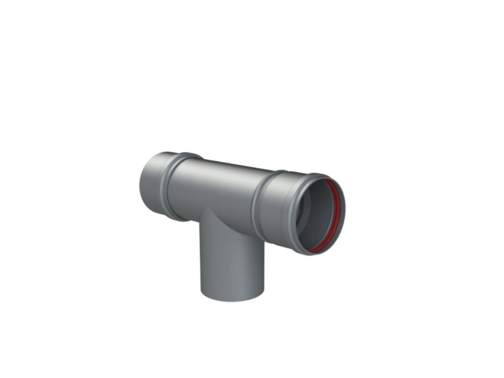 TRICOX PET20 PPs Ellenőrző T-idom 80 mm
