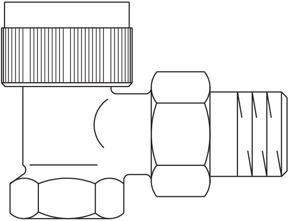 OVENTROP AV 9 sarok szelep 3/4" - Image 2