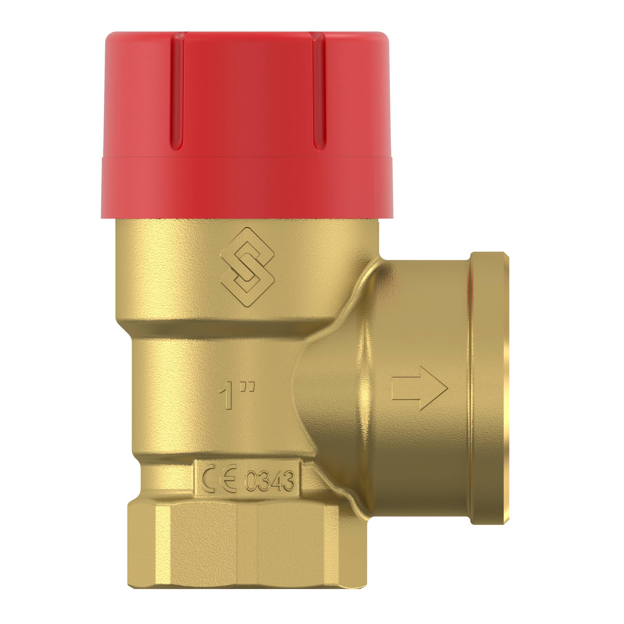 FLAMCO biztonsági szelep DN25 1" - 4 bar "Prescor" - Image 3