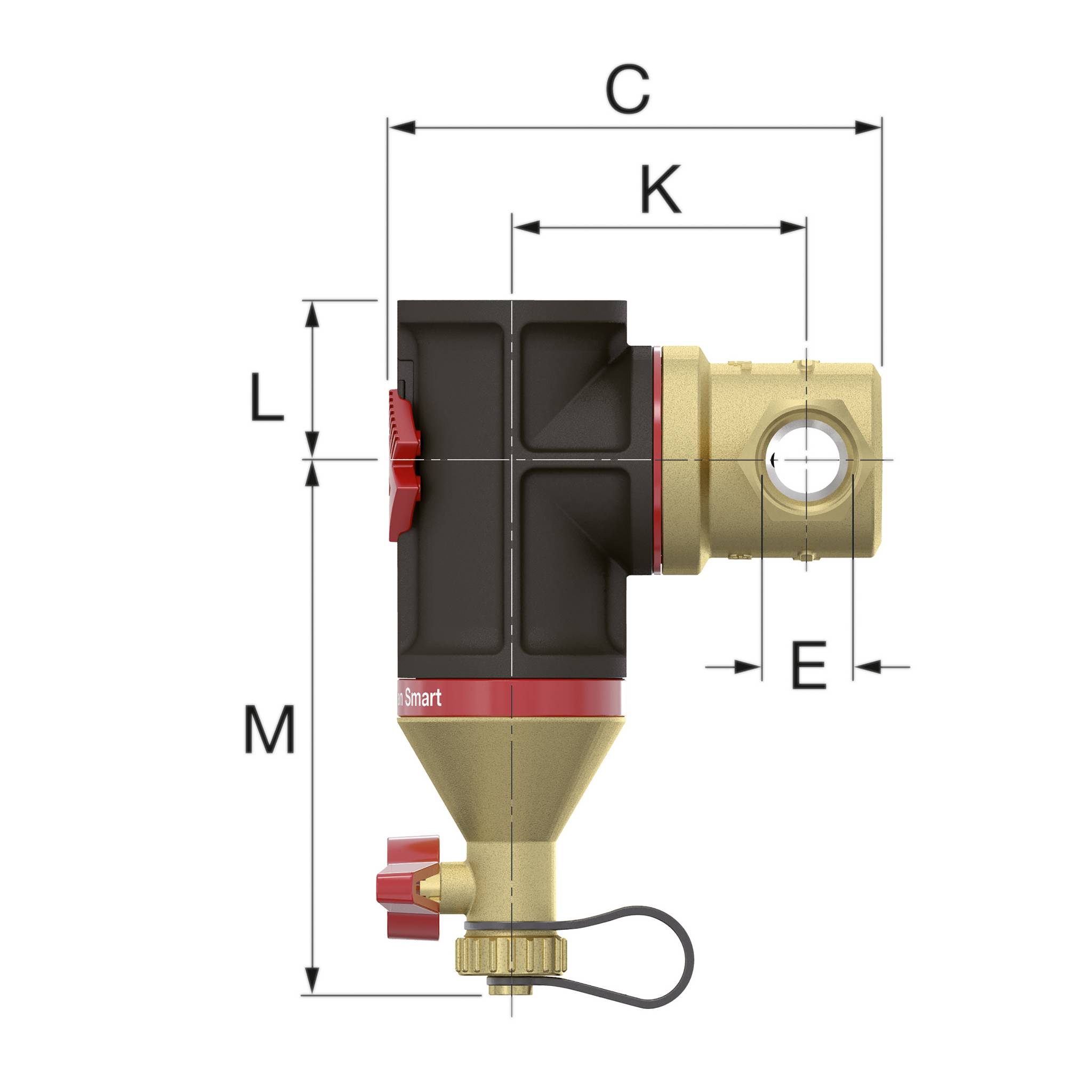 FLAMCO Clean Smart mágneses iszapleválasztó DN50 2" BB - Image 3