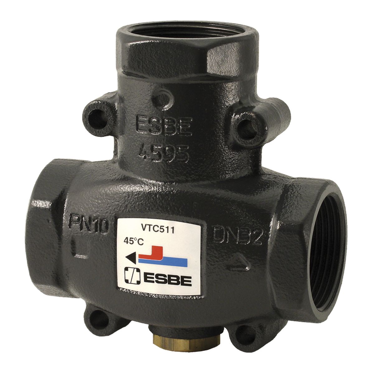 ESBE VTC511 töltőszelep 1" BM 60 °C, kvs=9