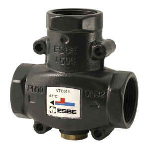 ESBE VTC511 töltőszelep 5/4" BM 55 °C, kvs=14