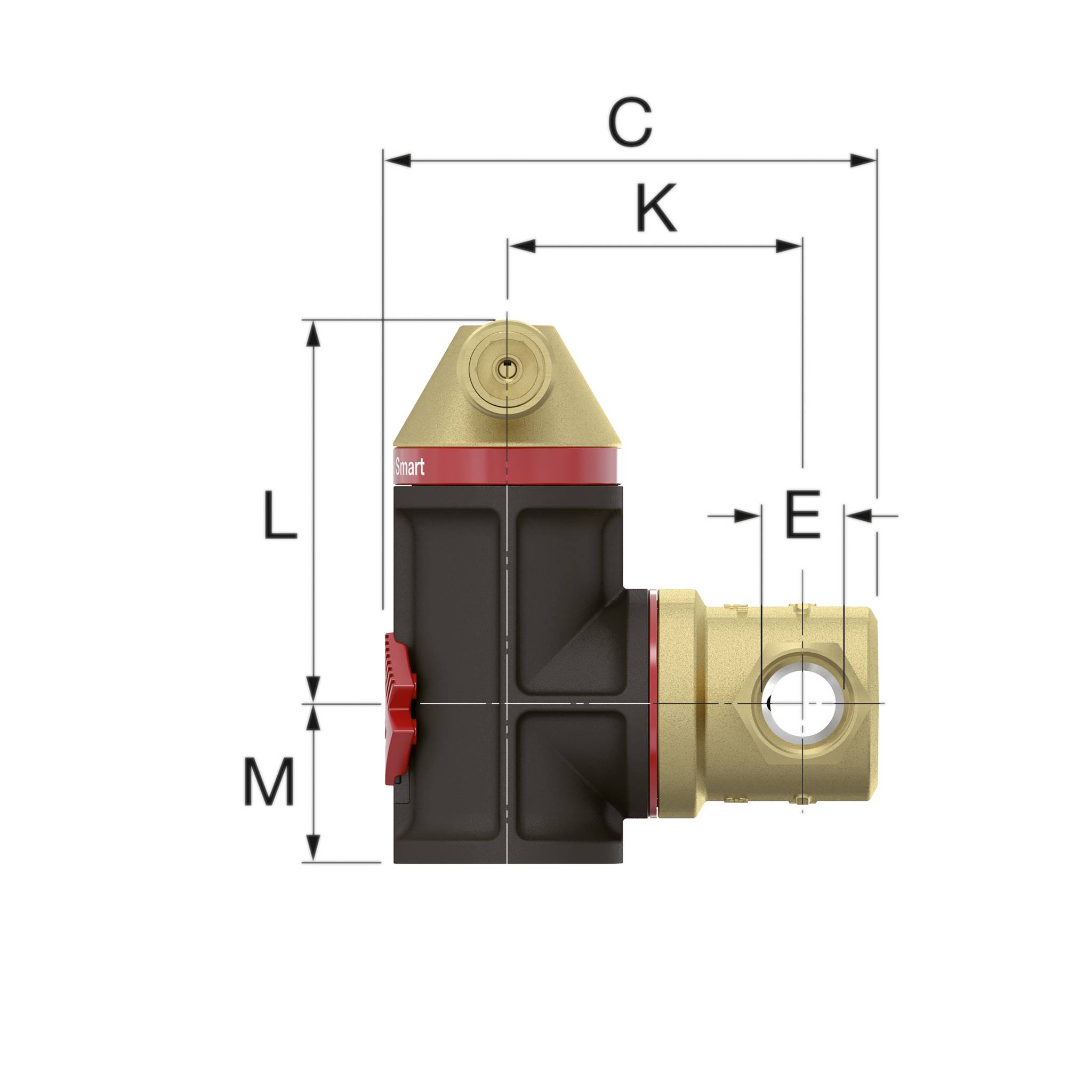 Flamcovent Smart légleválasztó DN50 2" BB - Image 3