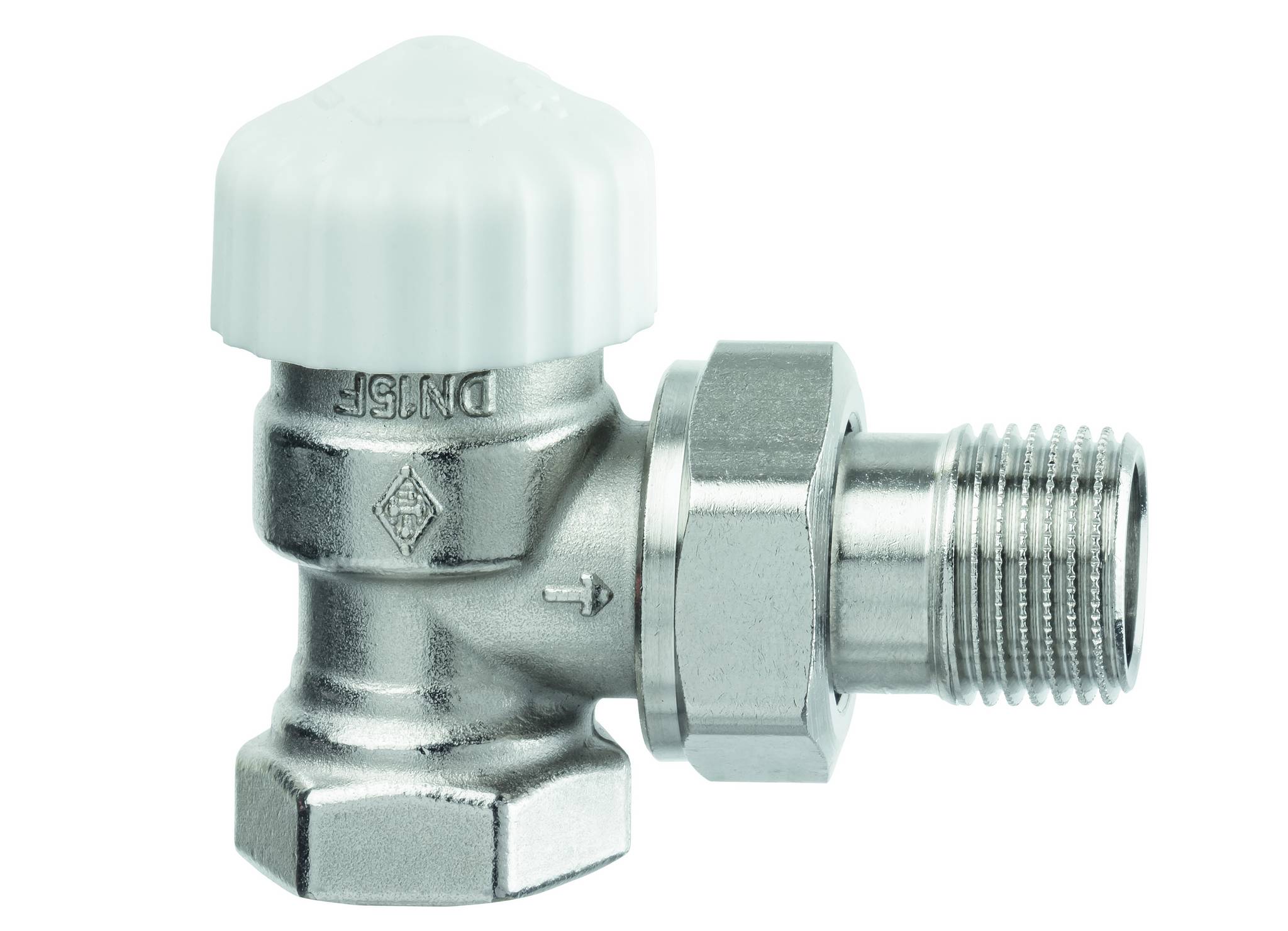 HEIMEIER CALYPSO EXACT sarok G 3/4" KM, 1/2" radiátorszelep