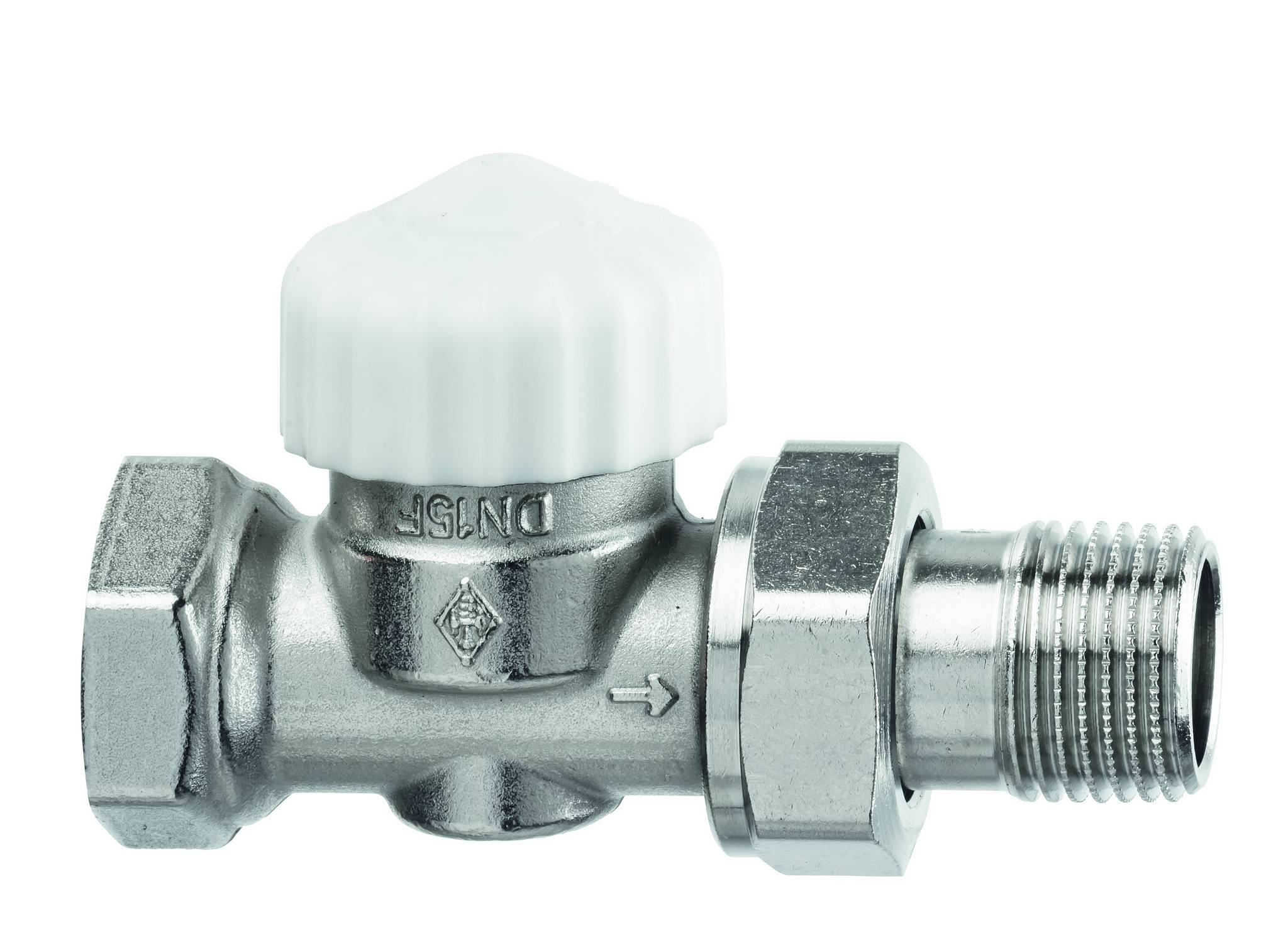 HEIMEIER CALYPSO EXACT egyenes G 3/4" KM, 1/2" radiátorszelep