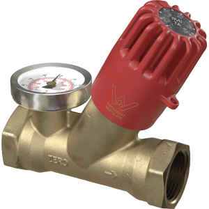 TA-THERM ZERO cirkulációs szelep DN 20 hőmérővel