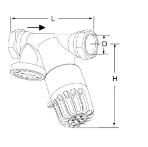 TA-THERM ZERO cirkulációs szelep DN 15 hőmérővel - Image 2