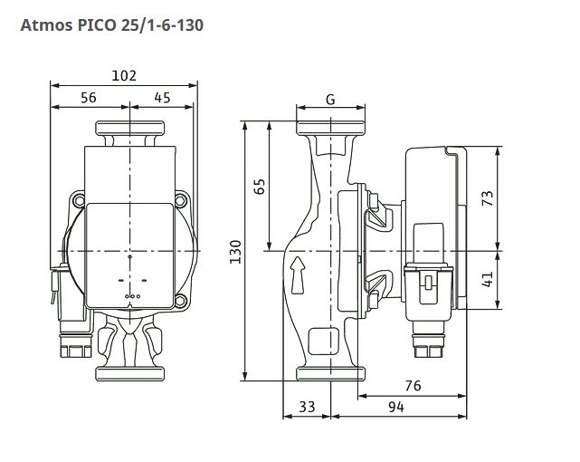WILO-Atmos PICO 25/1-6-130, 230V - Image 2