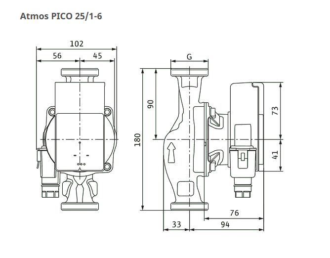WILO- ATMOS PICO 25/1-6, 230V - Image 2