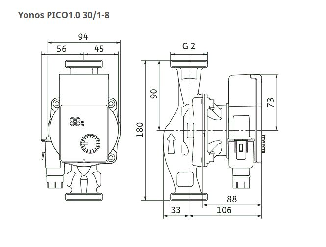 WILO-Yonos PICO1.0 30/1-8, 230V - Image 2