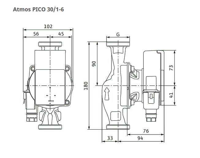 WILO-Atmos PICO 30/1-6-180, 230V - Image 2