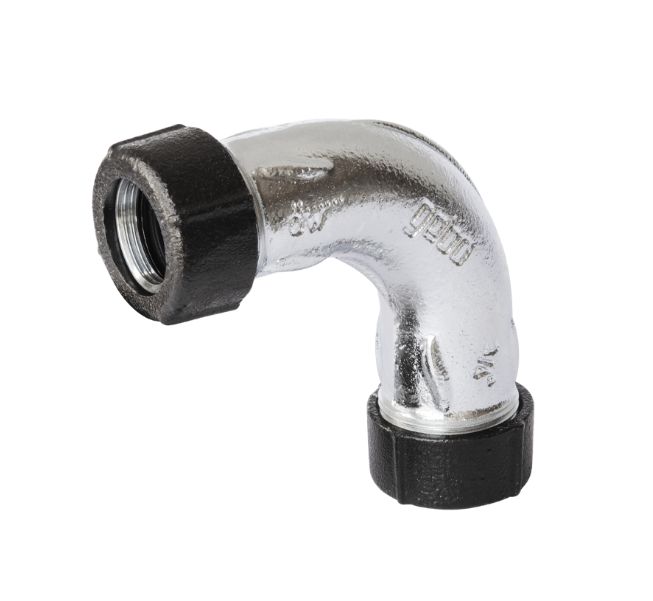 GEBO QWO könyök 90°, két tokos DN15 1/2"