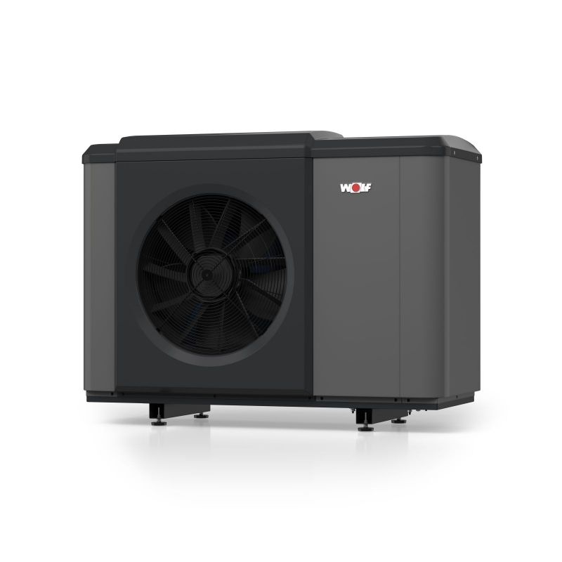 WOLF CHA-16/20 400V Monoblokk hőszivattyú, elektr. fűtőpatronnal (9 kW), fűtés/HMV váltószeleppel + BM-2 és Link Home - Image 2