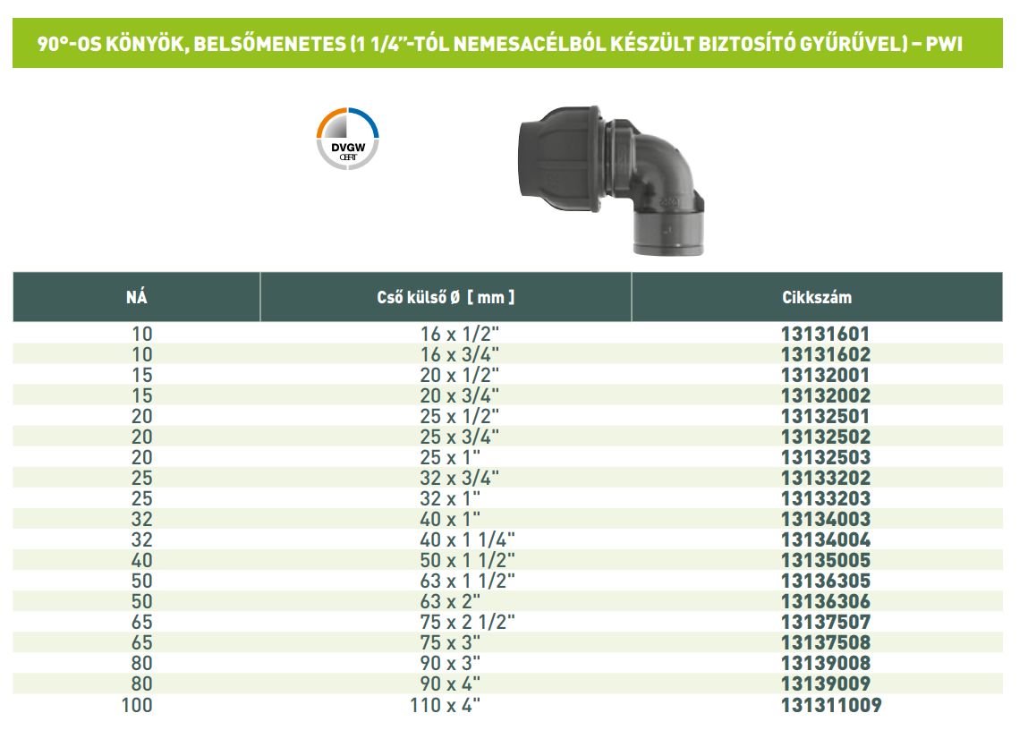 GEBO KPE könyök tok/BM 20-1/2" - Image 2