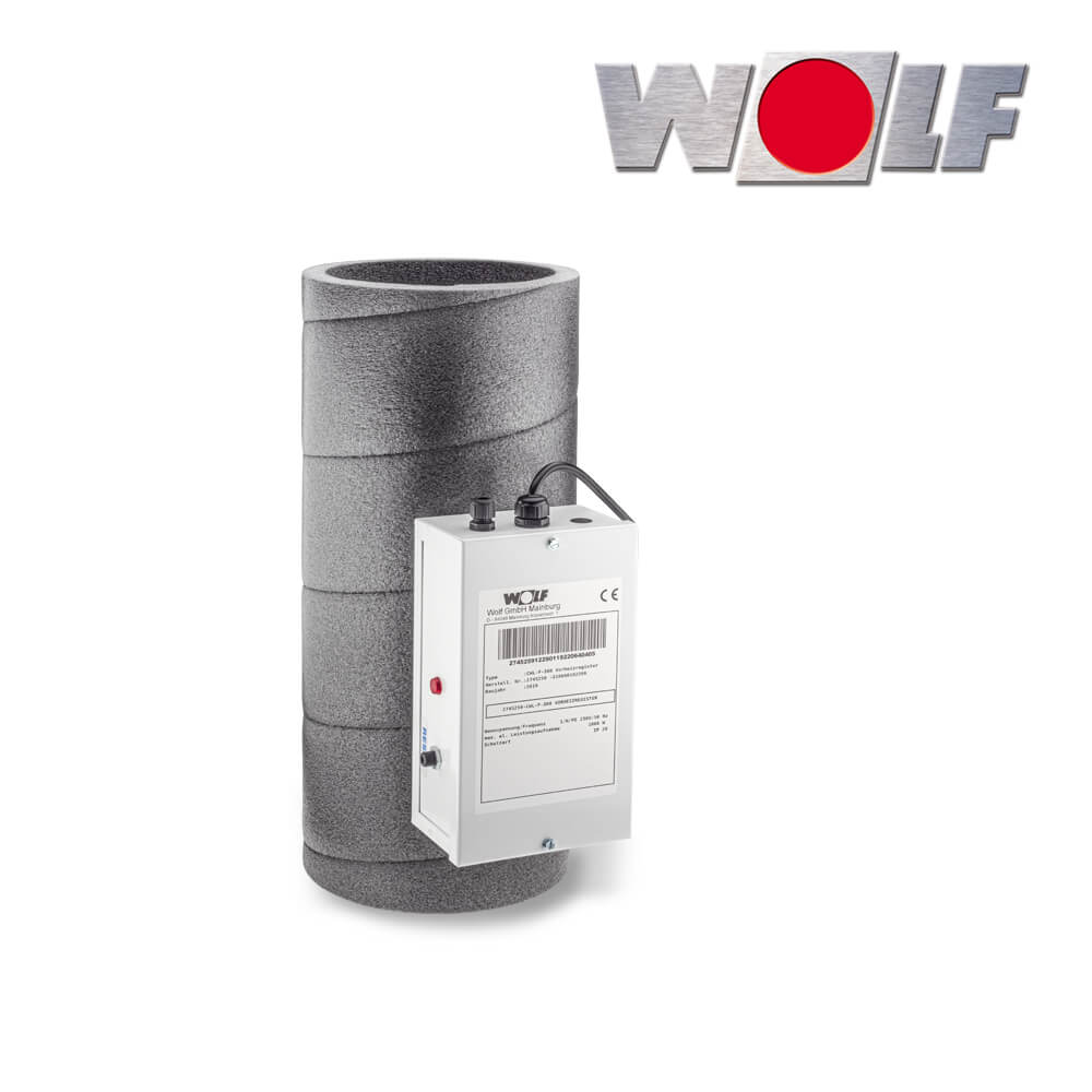 WOLF szellőztető elektromos utófűtő 1 kW