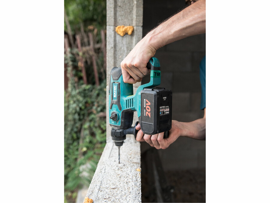 Akkus ütvefúró SDS Plus,20V,Li-ion Industrial - Image 8