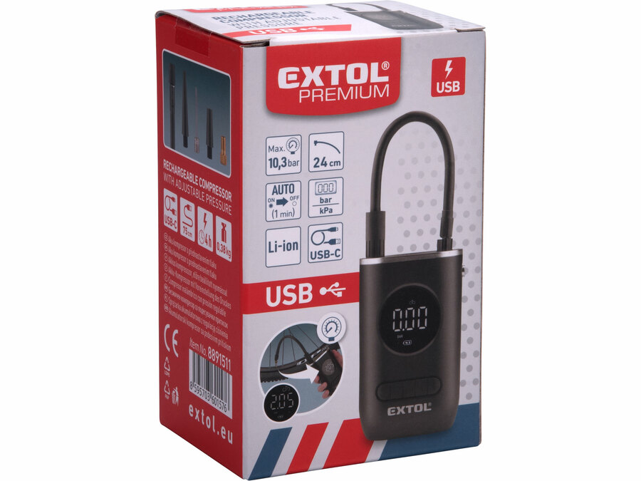 Akkus légkompresszor 7,4V 2000mAh Premium - Image 12