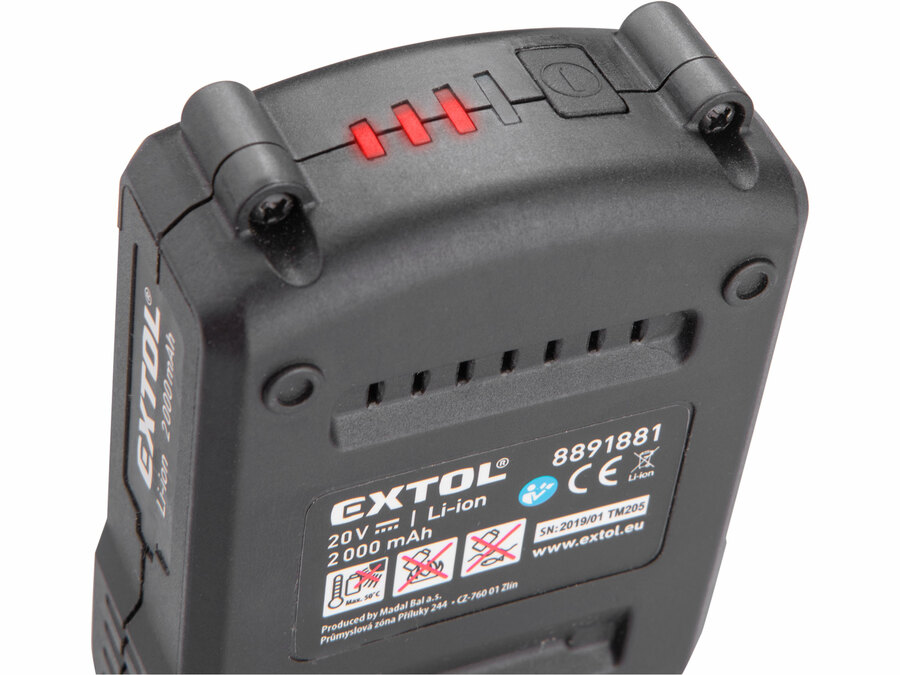 Akkus ütvefúró SDS Plus,20V,Li-ion Premium - Image 5