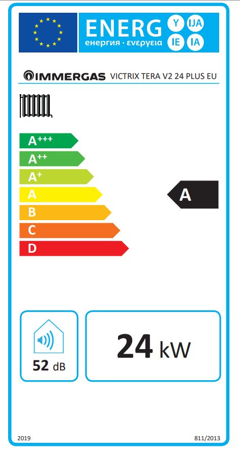 IMMERGAS Victrix Tera V3 24 Plus Fűtő - Image 2